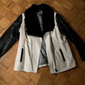 Danier Black and White Jacket
